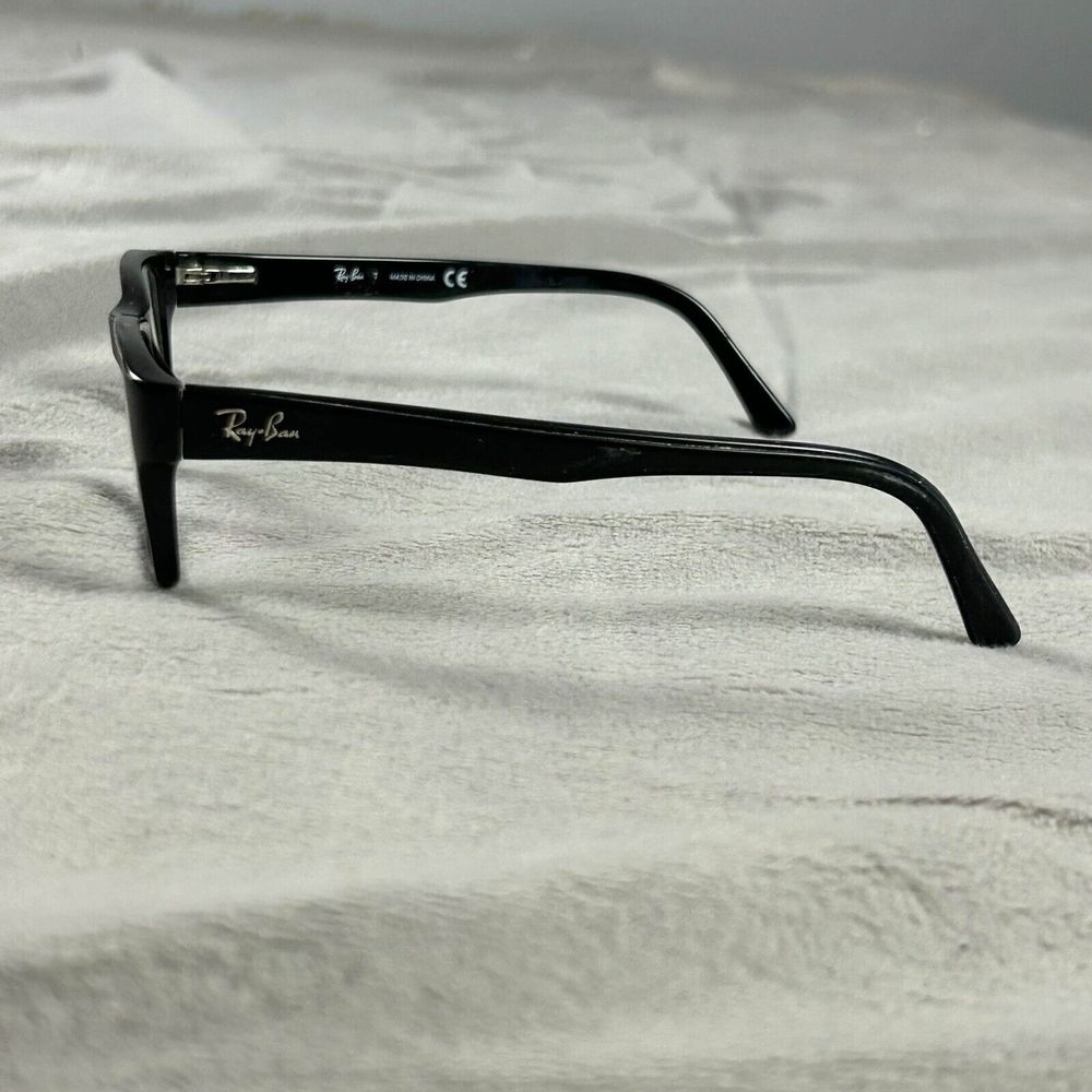 Ray Ban Eyeglasses Black Rectangular Frame Only C… - image 4
